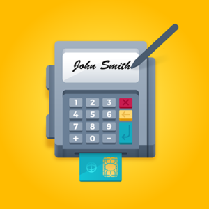 Signature Capture on a credit card terminal